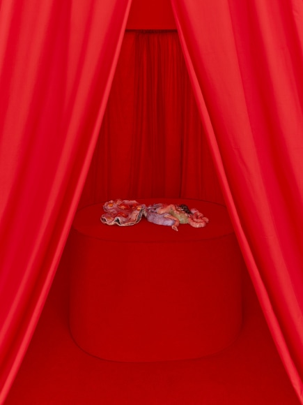 Lila de Magalhaes,&nbsp;Laps of Chrysalis,&nbsp;Matthew Brown, Los Angeles, 2024. Installation view., (Photo: Paul Salveson)