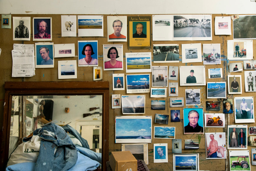 William Beckman studio interior view