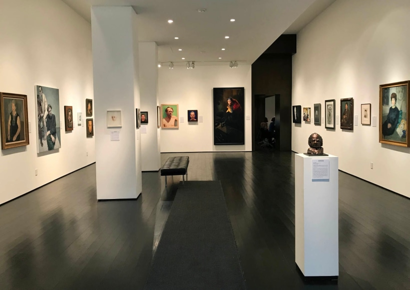 installation photo: Artists by Artists, Forum Gallery, New York, NY, January 20 - February 24, 2018