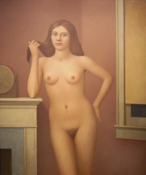 William Bailey, Reflection, 2000, oil on canvas, 60 x 50 inches