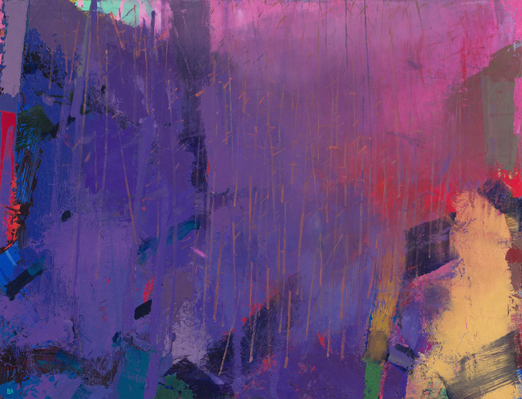brian rutenberg, Estuary, 2016, oil on linen, 52 x 68 inches
