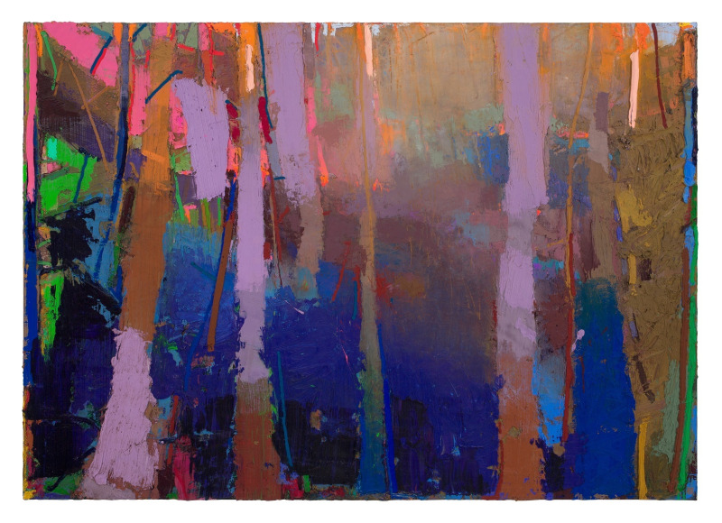 Brian Rutenberg, Garden, 2018-19, oil on linen, 44 x 62 inches