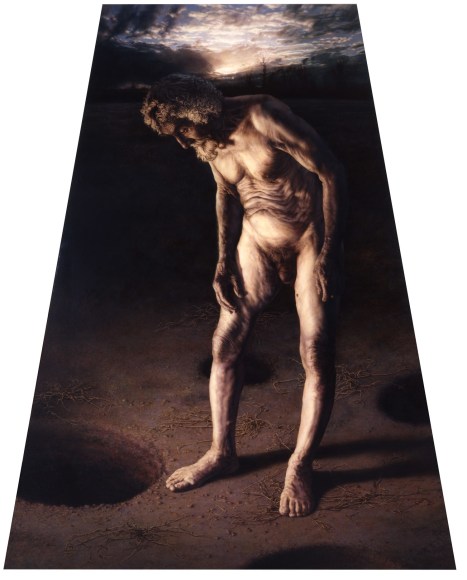 Lisa Bartolozzi, Hidden Counsels: Wisdom Series, 2007, oil on panel, 87 1/2 x 71 1/2 inches