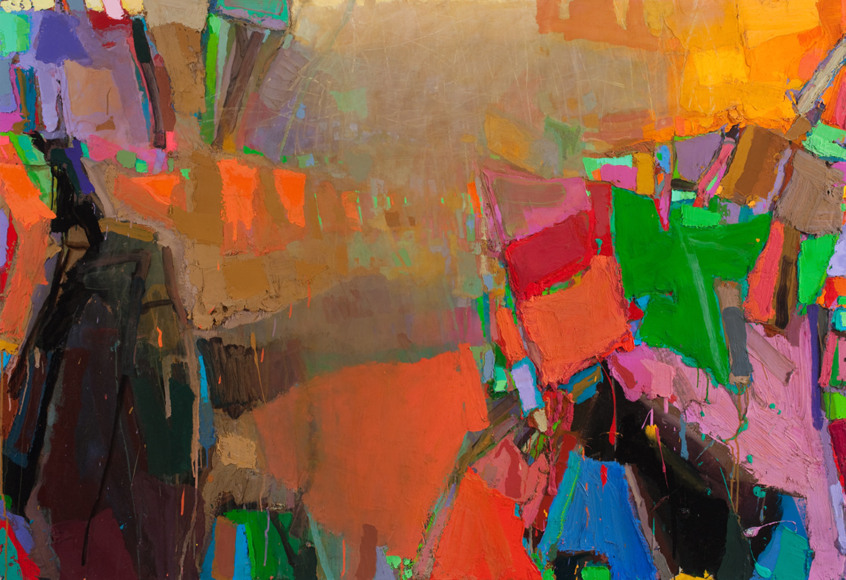 Low Light 2, 2010, oil on linen, 50 x 72 inches