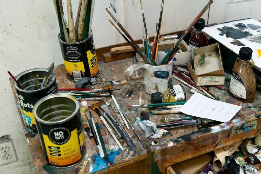 William Beckman studio interior view