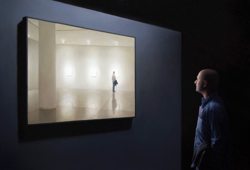 guillermo munoz vera, Without Title / Sin Título, 2010, oil on canvas mounted on panel, 48 x 71 inches