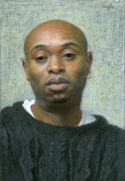 Ellen Eagle, Skye, 2003, pastel on pumice board, 7 3/8 x 5 inches
