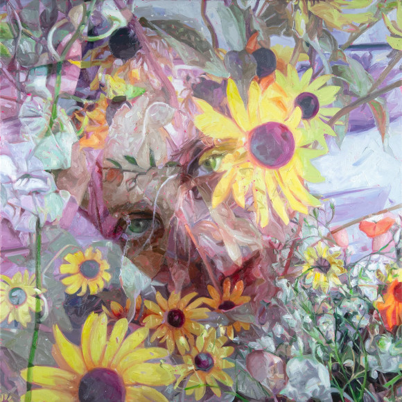 Alyssa Monks, Wane, 2020, oil on linen, 36 x 36 inches