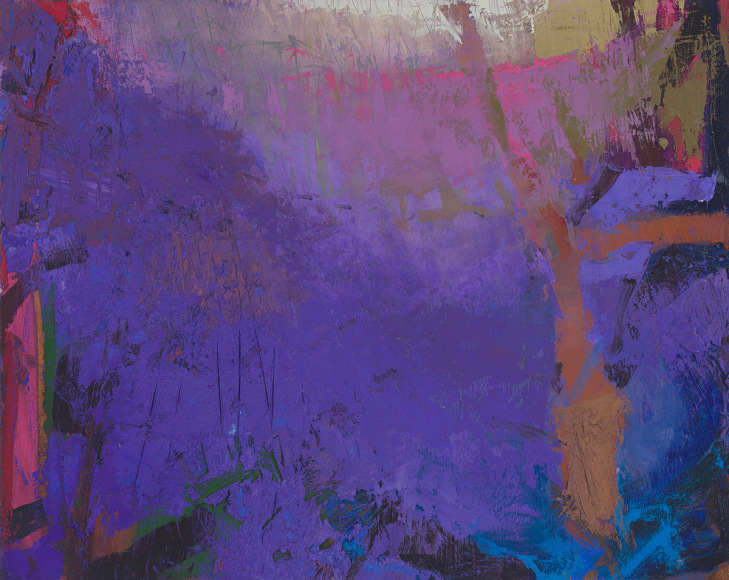 Brian Rutenberg, Grapeland (Study), 2017, oil on linen, 24 x 30 inches