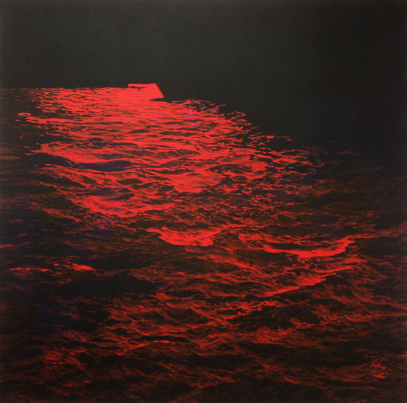 Craig McPherson, Ocean Terminal, 2006, mezzotint (second state), 29 1/2 x 29 3/4 inches, Edition of 50