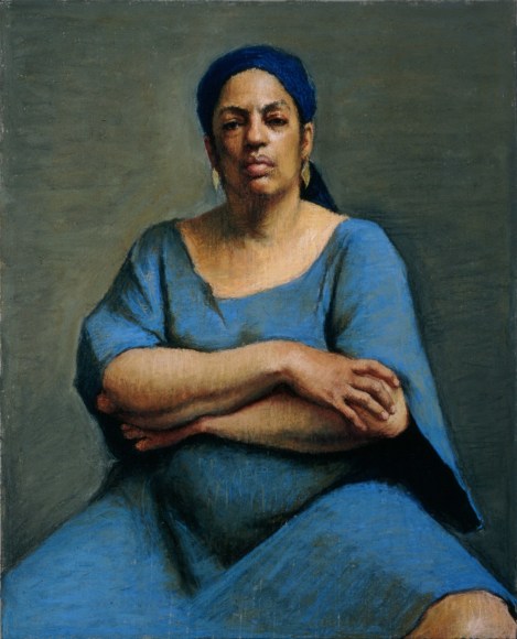 Ellen Eagle, Mercedes, 1998, pastel on paper, 11 x 8 3/4 inches