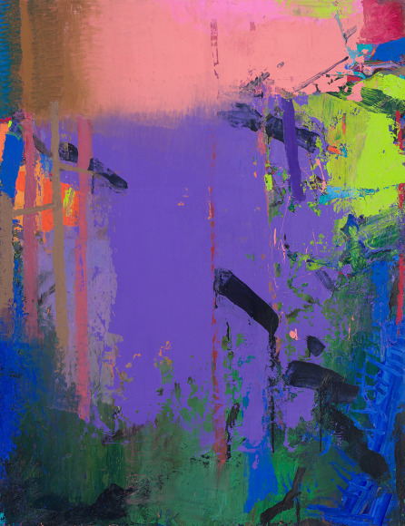 brian rutenberg, Moonshoal (SOLD), 2017, oil on linen, 68 x 52 inches