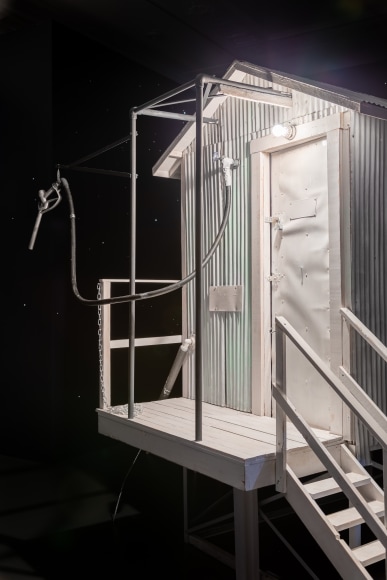 Installation view, Little Tube House and the Night Sky, 2015
