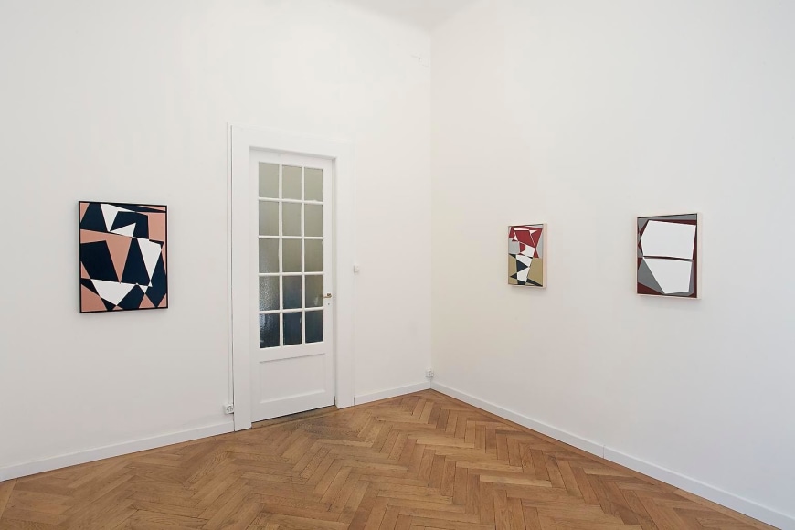  Installation view, Albrecht Schnider, Raum Falten, Marc Jancou, Geneva, March 15 - April 28, 2012