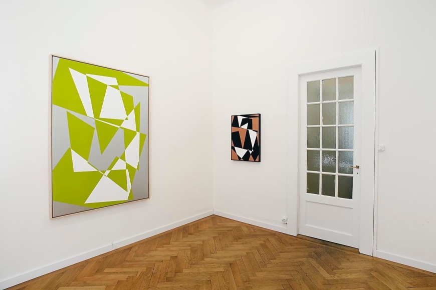  Installation view, Albrecht Schnider, Raum Falten, Marc Jancou, Geneva, March 15 - April 28, 2012