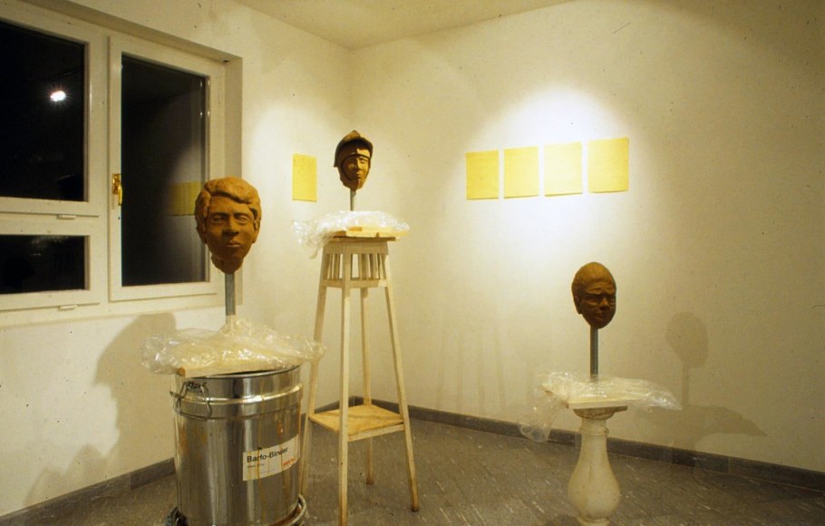  Installation View, Sean Landers, Marc Jancou, Zurich, March 1991