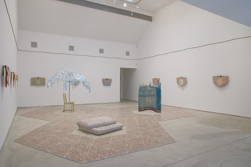 Installation view, Ry Rocklen, Good Heavens, Marc Jancou, New York, March 5 - April 11, 2009