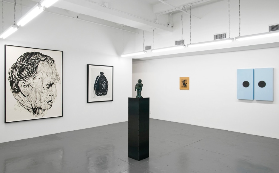  Installation view,&nbsp;Black-and-White (and a Little Bit of Blue), Marc Jancou Contemporary, New York, November 12, 2013 - February 8, 2014