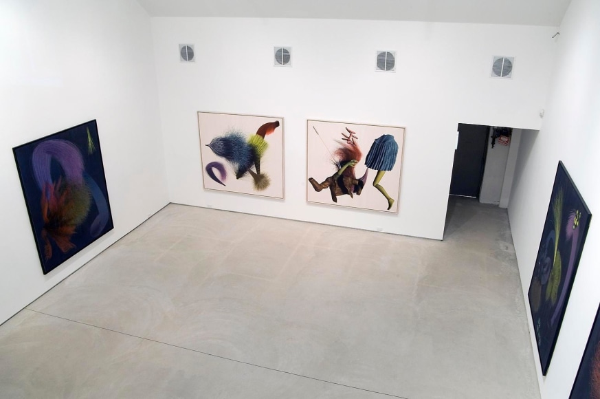 Installation view, Tim Berresheim, Scheuche (Mild), Marc Jancou, New York, February 7 - March 29, 2008