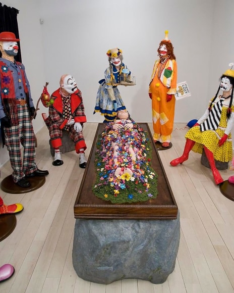  Installation view, Marnie Weber, The Bondage of Decay, Marc Jancou, New York, April 23 - June 6, 2009