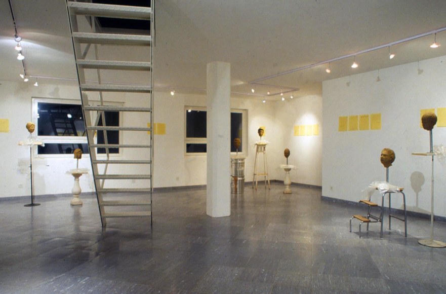  Installation View, Sean Landers, Marc Jancou, Zurich, March 1991