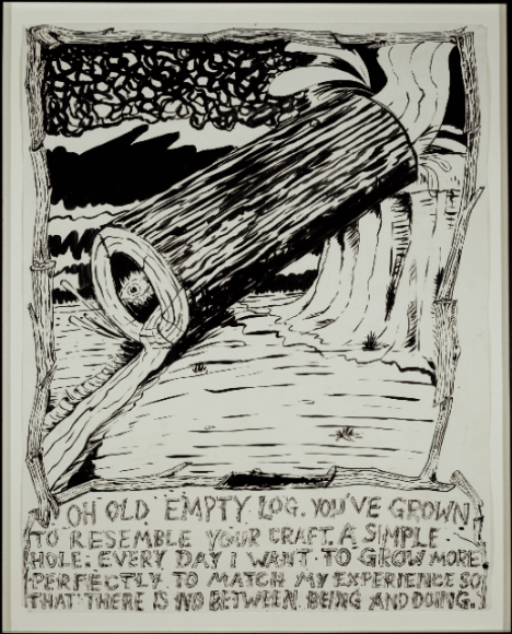 Mike Kelley, 	Old Empty Log