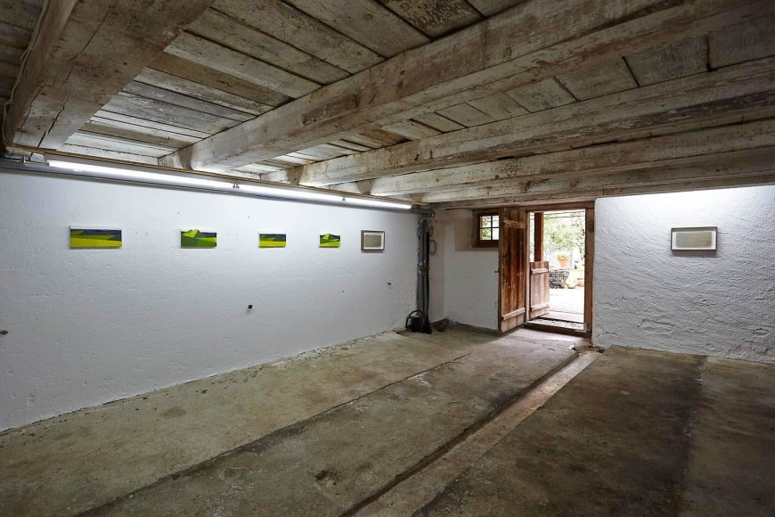  Installation view, Albrecht Schnider, Landschaften, OFFSITE, Rossini&egrave;re, 30 June - 14 September, 2014