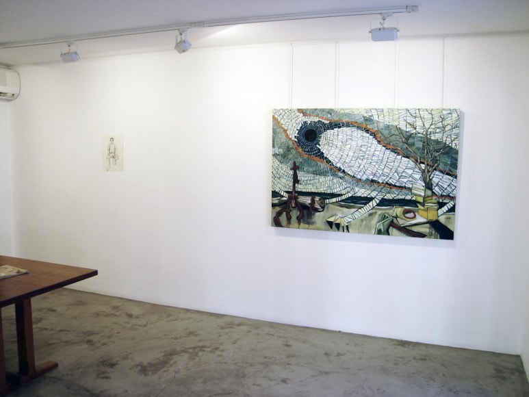  Installation View, Me.di.um, St. Bathelemy, 2006