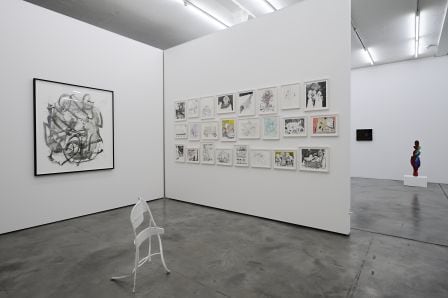 Installation view, In Geneva No One Can Hear You Scream, Blondeau & Cie, Geneva, March 13 - April 26, 2008