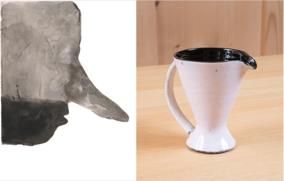 Rosemarie Trockel, Ohne Titel (Nase), 1988