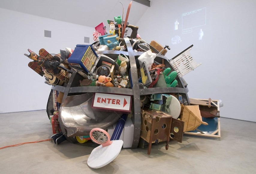 Installation view, Justin Lieberman, The Corrector's Custom Pre-Fab House, Marc Jancou, New York, January 15 - February 21, 2009