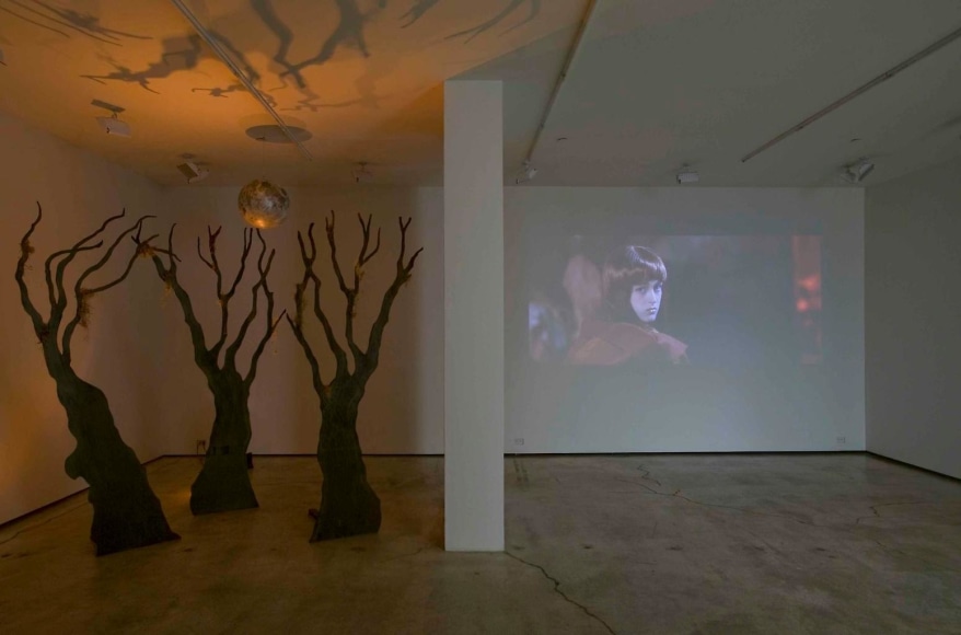  Installation view, Marnie Weber, The Night of Forevermore, Marc Jancou, New York, September 13 - November 3, 2012