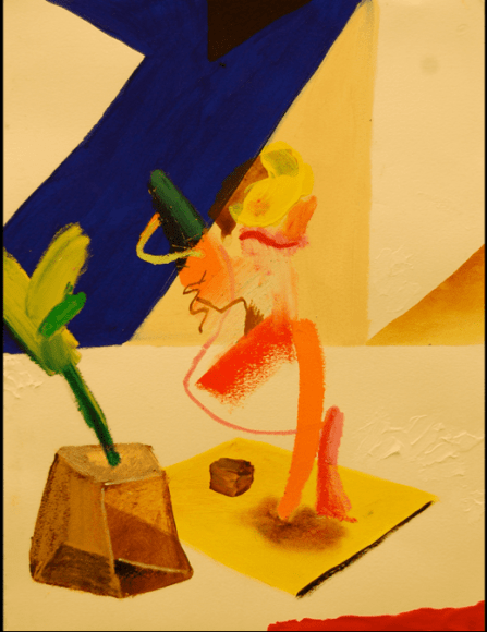  Shara Hughes, 	Man and Plant