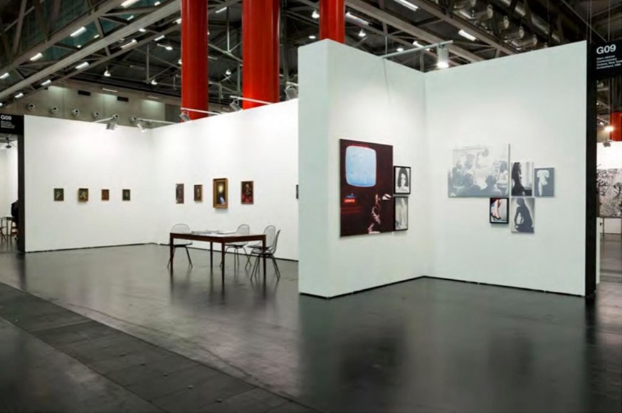  Installation view, Marc Jancou at Viennafair, September 20 - 23, 2013, 	Slawomir Elsner: Panorama