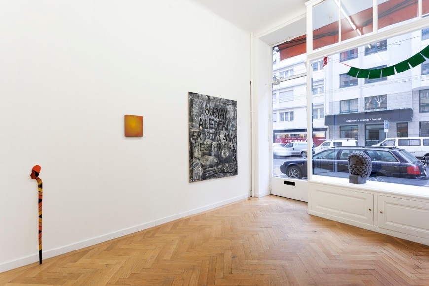 Installation view, Winter Show/Exposition d'Hiver, Marc Jancou Contemporary, Geneva, December 18, 2013 - March 8, 2014