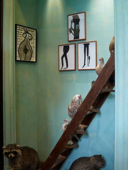  Installation view, Rive Gauche / Rive Droite, Deyrolle, Paris, September 9 - September 25, 2010