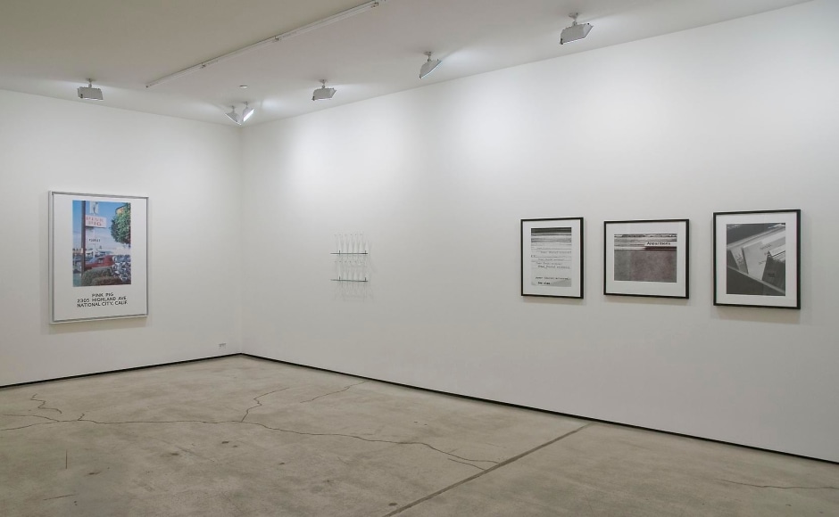 Installation view, Spelling the Image, Marc Jancou, New York, January 26 - March 3, 2012