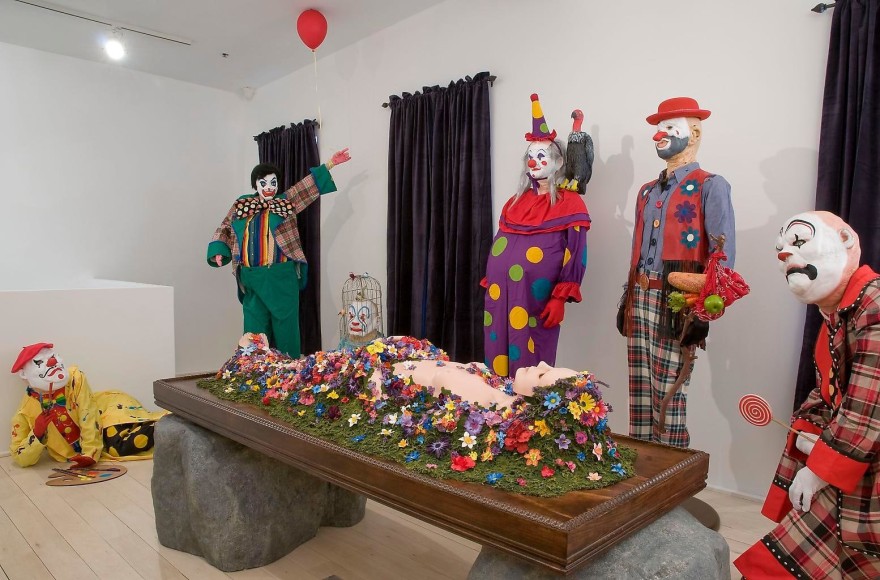  Installation view, Marnie Weber, The Bondage of Decay, Marc Jancou, New York, April 23 - June 6, 2009