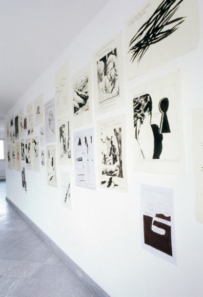  Raymond Pettibon, 	Installation View