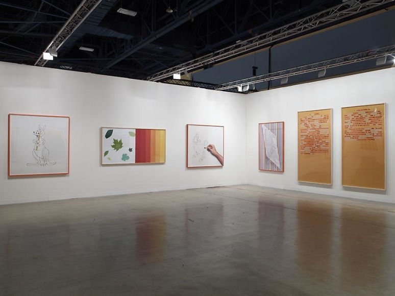  Installation view, Larry Johnson, Marc Jancou at Art Basel Miami Beach, November 30 - December 4, 2011