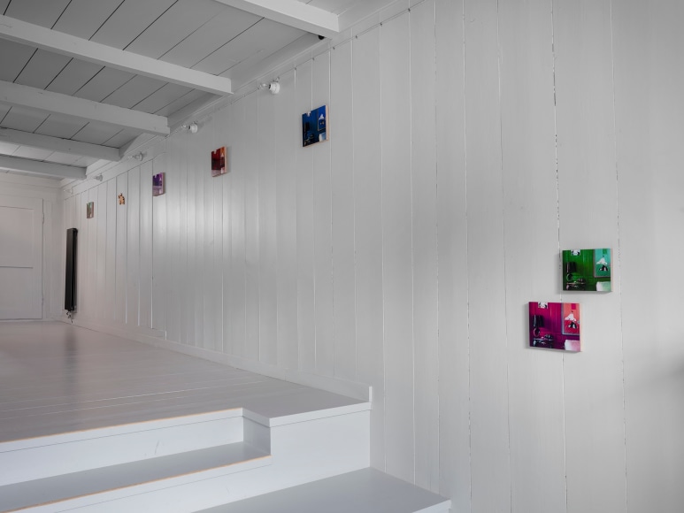 Installation view, Louise Lawler: Is Anybody Home