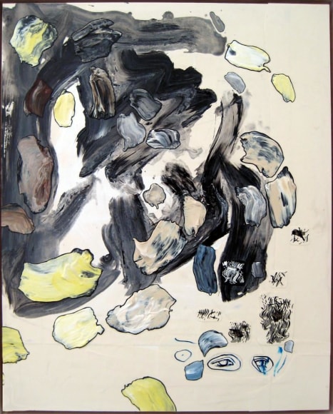  Untitled (Island #1, with 30 Abstract Paintings including FedEx Yellow)&nbsp;