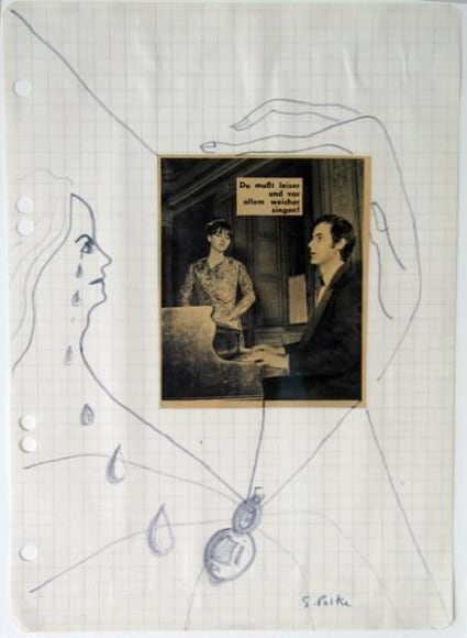  Sigmar Polke, 	You must Sing Quietly and Above all in a Softer Voice