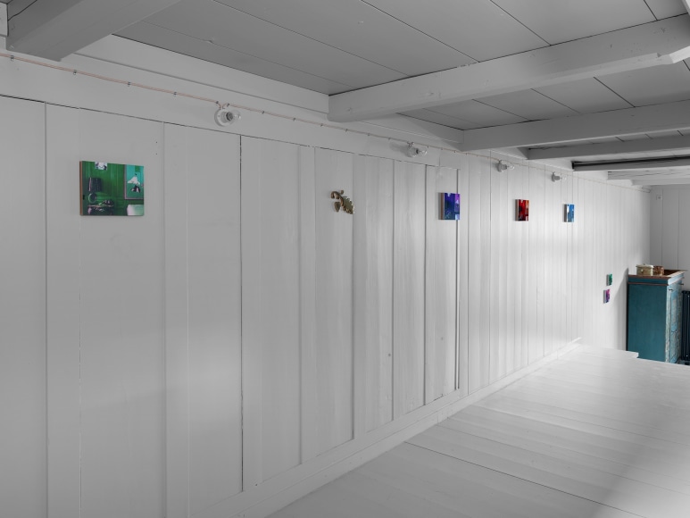 Installation view, Louise Lawler: Is Anybody Home