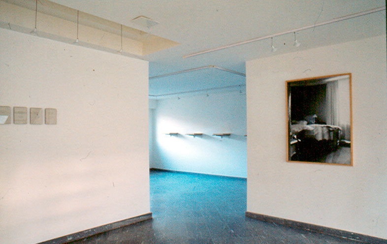  Installation View, Excerpts from the Capital Project: Six Perfume Performance Sites, Marc Jancou, Zurich, December 4 1991 - January 1992