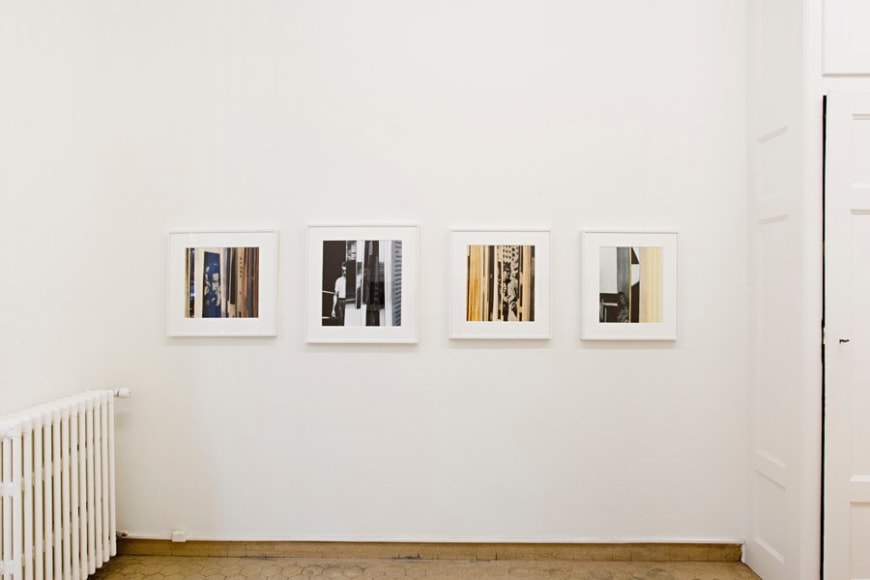 Installation view, Erica Baum, Naked Eye, Marc Jancou, Geneva, November 3 - January 12, 2012