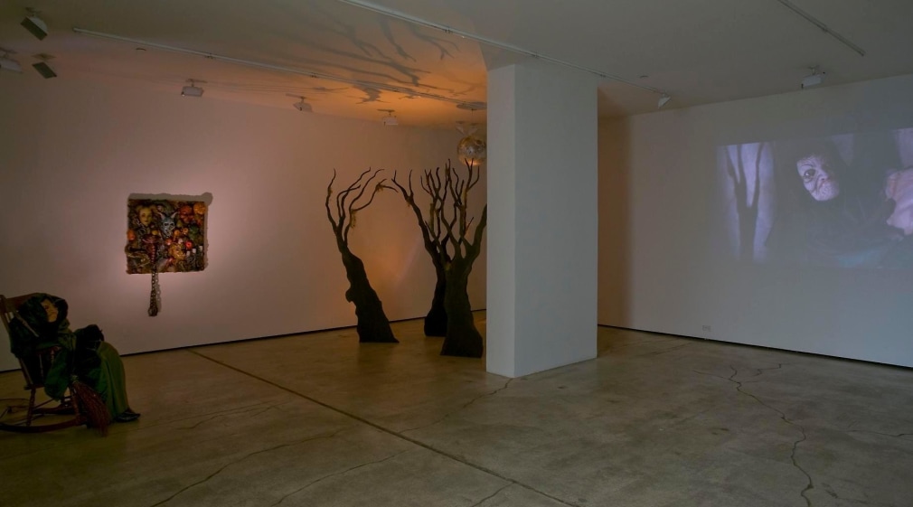  Installation view, Marnie Weber, The Night of Forevermore, Marc Jancou, New York, September 13 - November 3, 2012