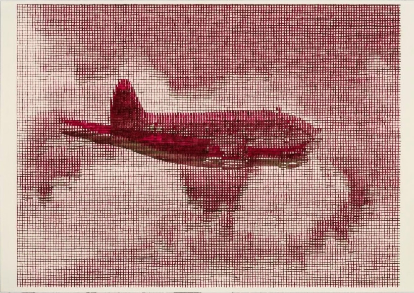 Untitled, 2013, Watercolor on Paper, 14x20 in / 36.5x50.8 cm