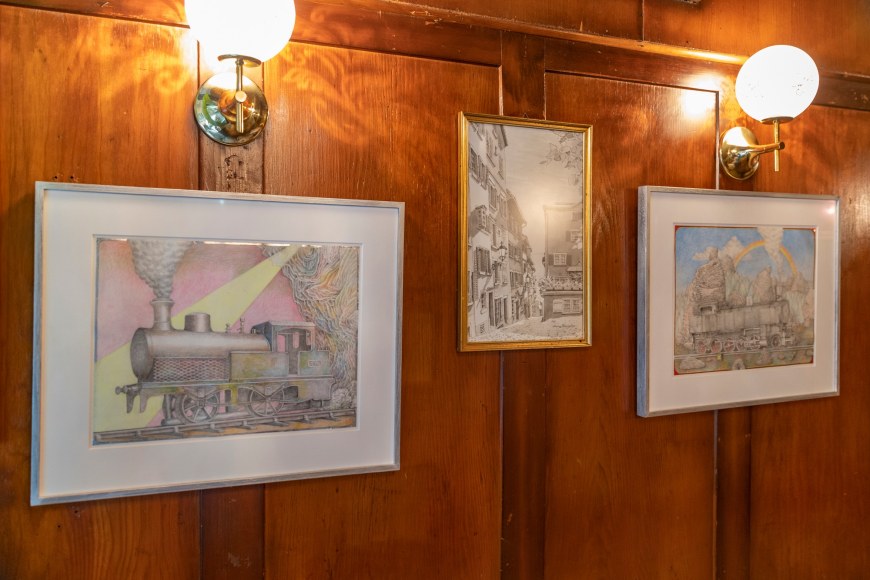 Installation view | Torsten Slama: Recent Drawings | OFFSITE: Marc Jancou | Photo by Julien Gremaud