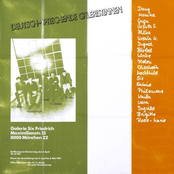 Martin Kippenberger Deutsch-sprechende Galeristinnen